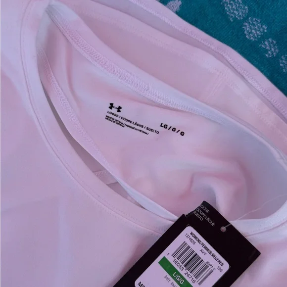 Under Armour Women's Bright White Short Sleeve Tee - Picture 5 of 5